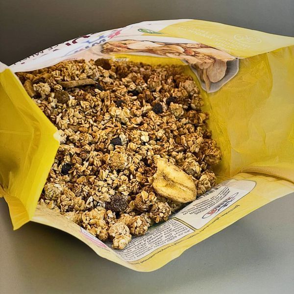 Мюслі Vitadella Crunchy з вівсяних пластівців та з бананом і молочним шоколадом 350 г R-mix (Crunchy-r-mix-banan-chock-350) Crunchy-r-mix-banan-chock-350 фото