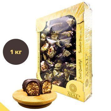 Конфеты грильяж молочный с орехами в шоколадной глазури 1 кг в коробке Асал (Asal-Grill-Milk-1000) Asal-Grill-Milk-1000 фото