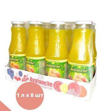Сік апельсиновий натуральний відновлений Avalanche 1 л х 8 шт (J-A-Orange-1L-pack8) J-A-Orange-1L-pack8 фото