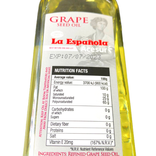 Масло из виноградных косточек 500 мл La Espanola (LE-GS-500) LE-GS-500 фото