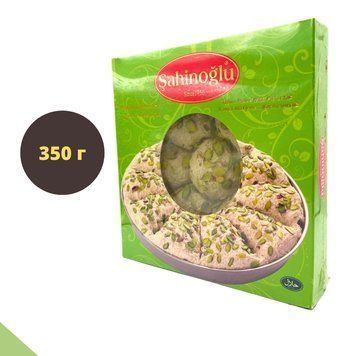 Халва кунжутная Şahinoğlu Tahin Helva с фисташками 350 г (SPis-1-350) SPis-1-350 фото