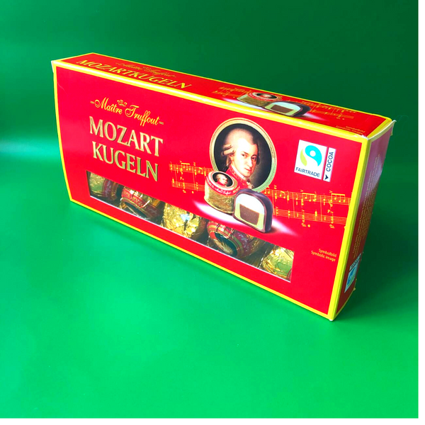 Шоколадные конфеты с марципаном Mozart Kugeln 200 г Maitre Truffout (Moz-200) Moz-200 фото