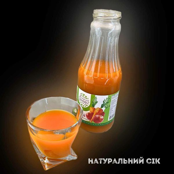 Сік морквяно-яблучний (упаковка 6 шт) 1 л х 6 шт натуральний З бабусиної грядки (J-CA-Evrika 1L-pack6) J-CA-Evrika 1L-pack6 фото