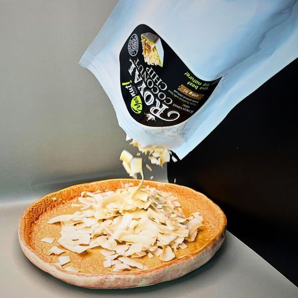 Натуральні кокосові чипси 100 г coco chips (CC-A-100) CC-A-100 фото