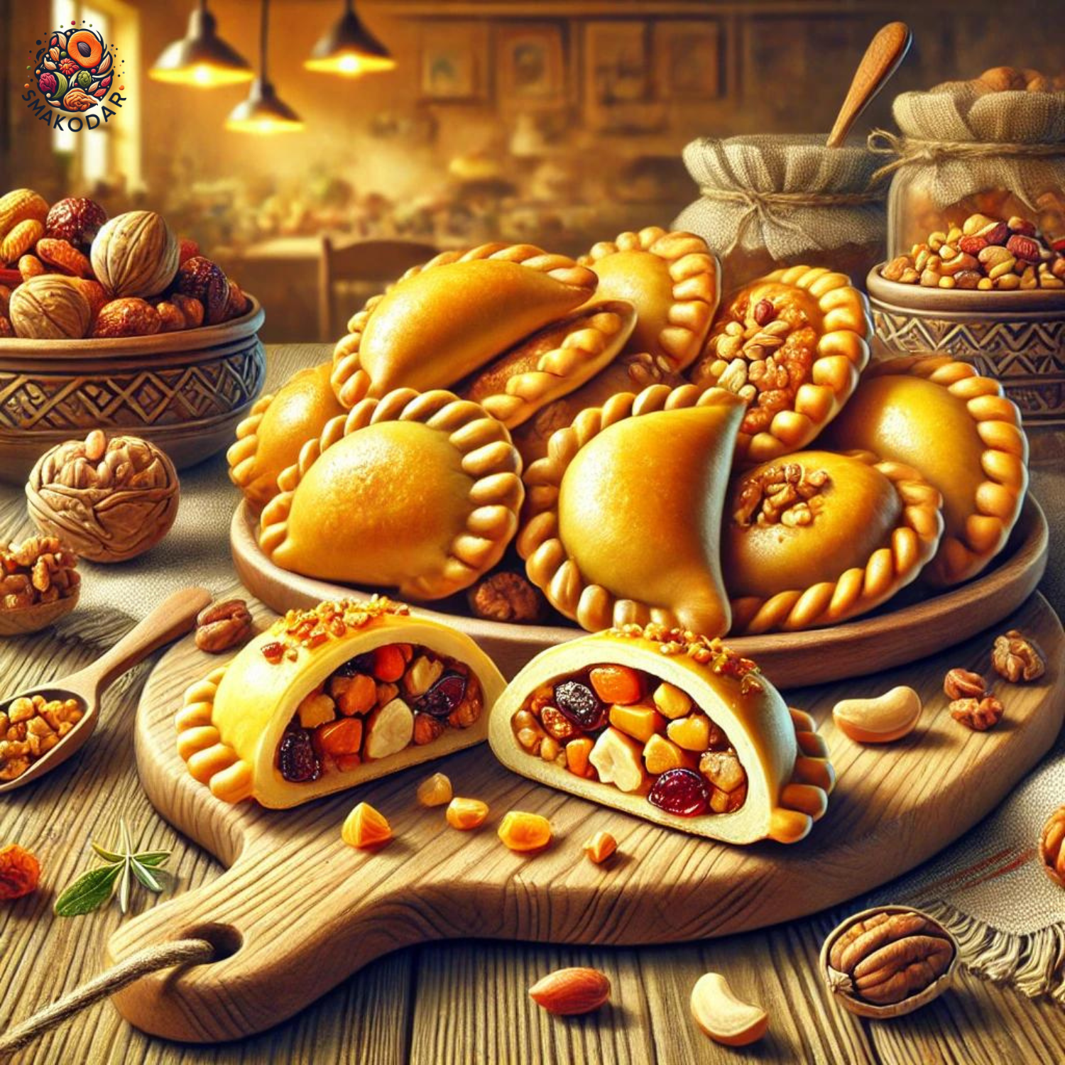 пироги с сухофруктами и орехами рецепт