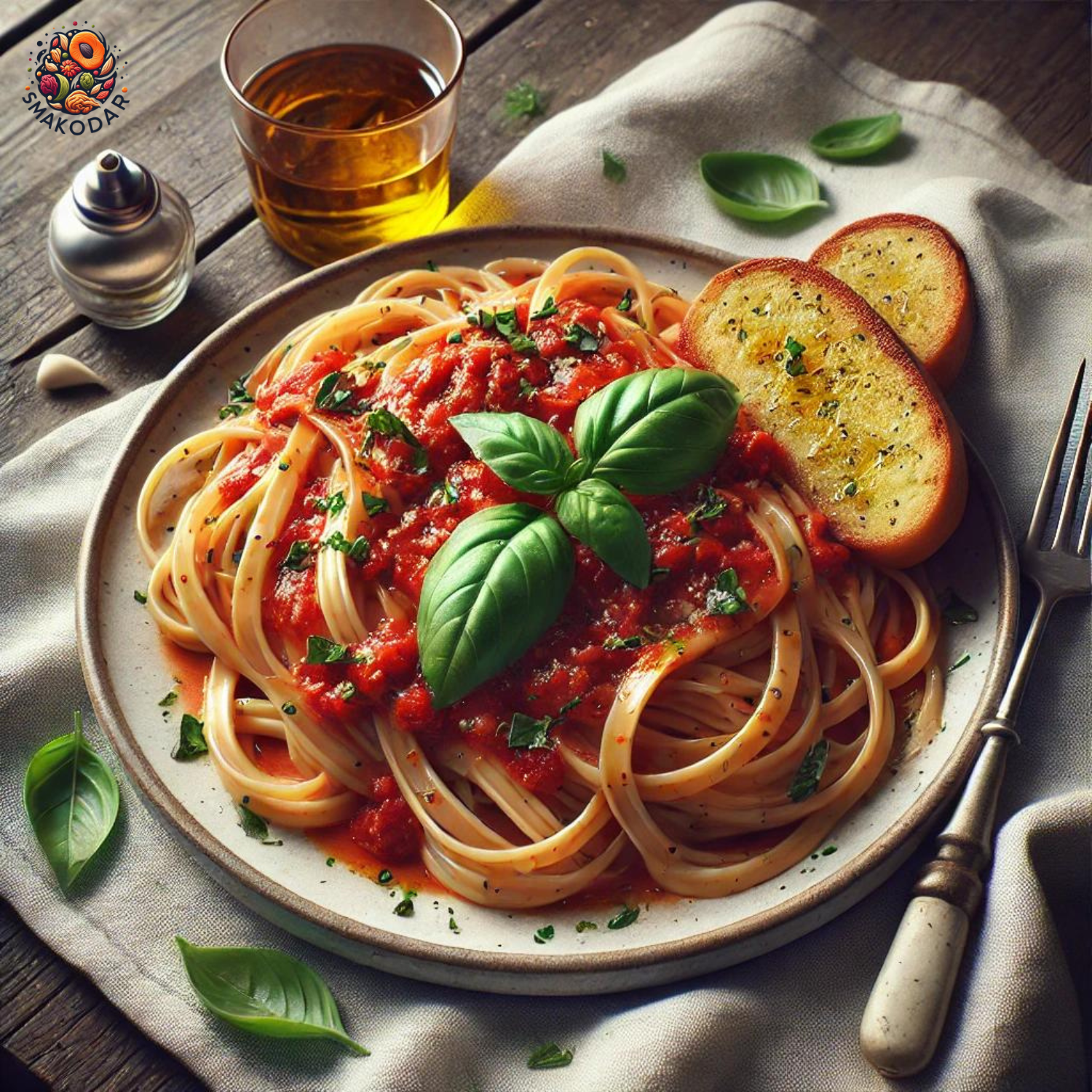 паста с овощами